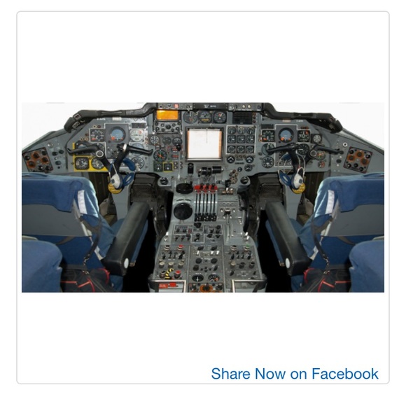 LIFESIZED AIRPLANE COCKPIT VICKERS VC10 CARDBOARD CUTOUT